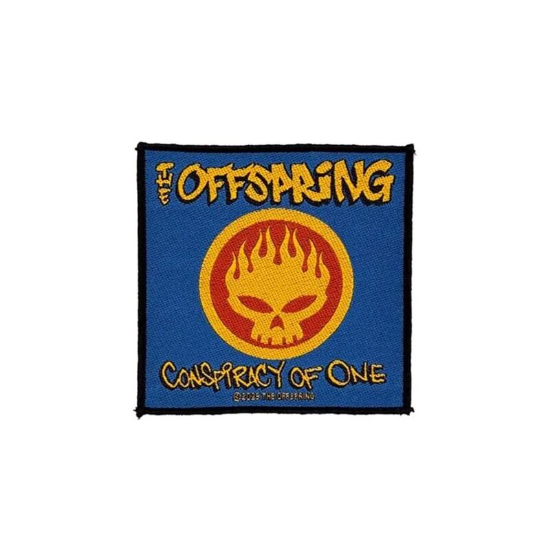 Official The Offspring Patch | "Conspiracy Of One" Woven Patch | Punk Rock Merch | 10 x 10 cm
