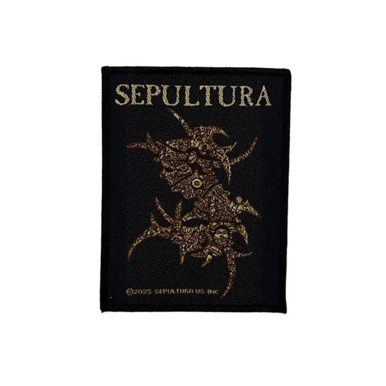 Official Sepultura Patch | Discography Album Artwork Woven Patch | Death Metal Merch | 10 x 8 cm
