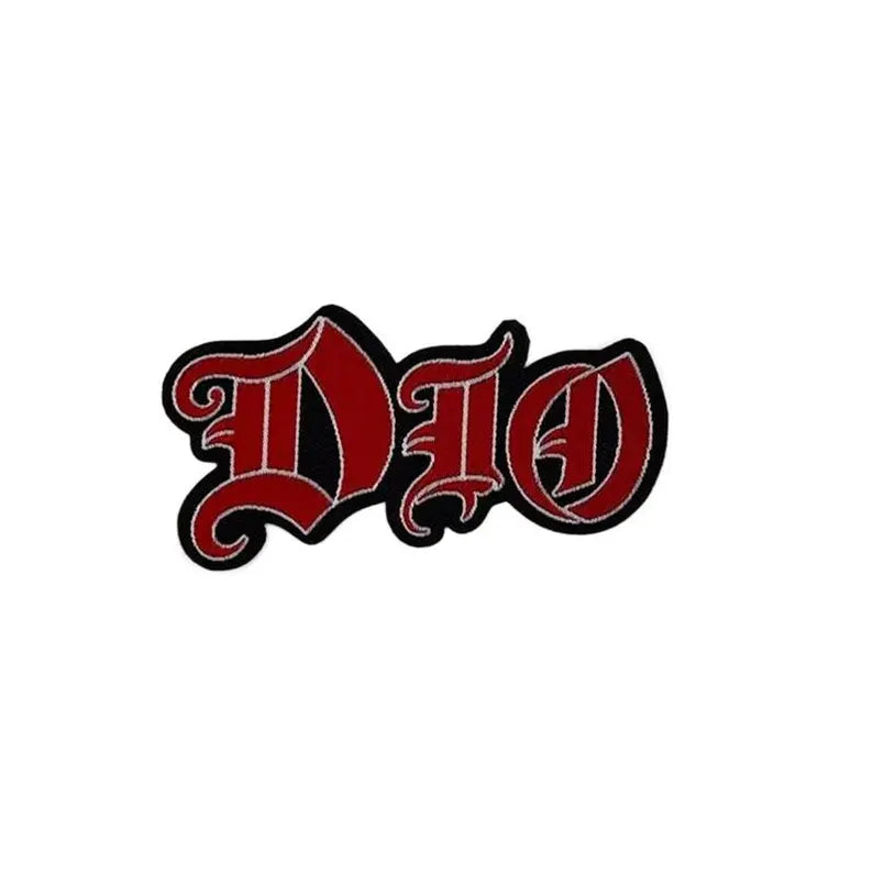 Official Dio Patch | Logo Cut Out Woven Patch | Heavy Metal Merch | Sew-on 9 x 5 cm