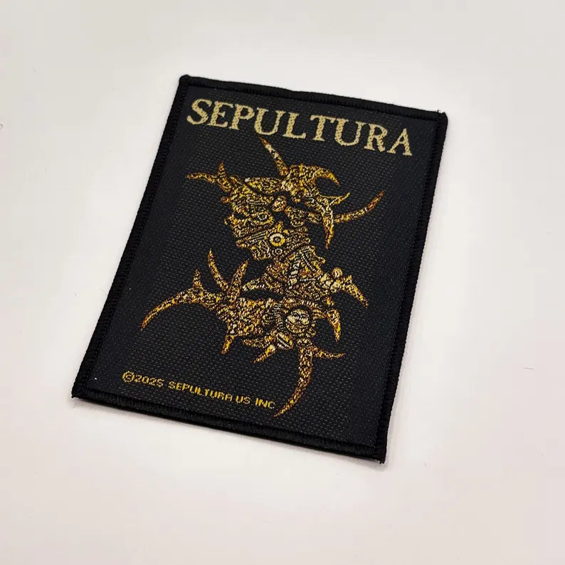 Official Sepultura Patch | Discography Album Artwork Woven Patch | Death Metal Merch | 10 x 8 cm