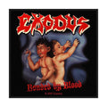 Exodus Aufnäher – Bonded by Blood – 10 x 10 cm – Gewebter Patch – Thrash Metal Kultband