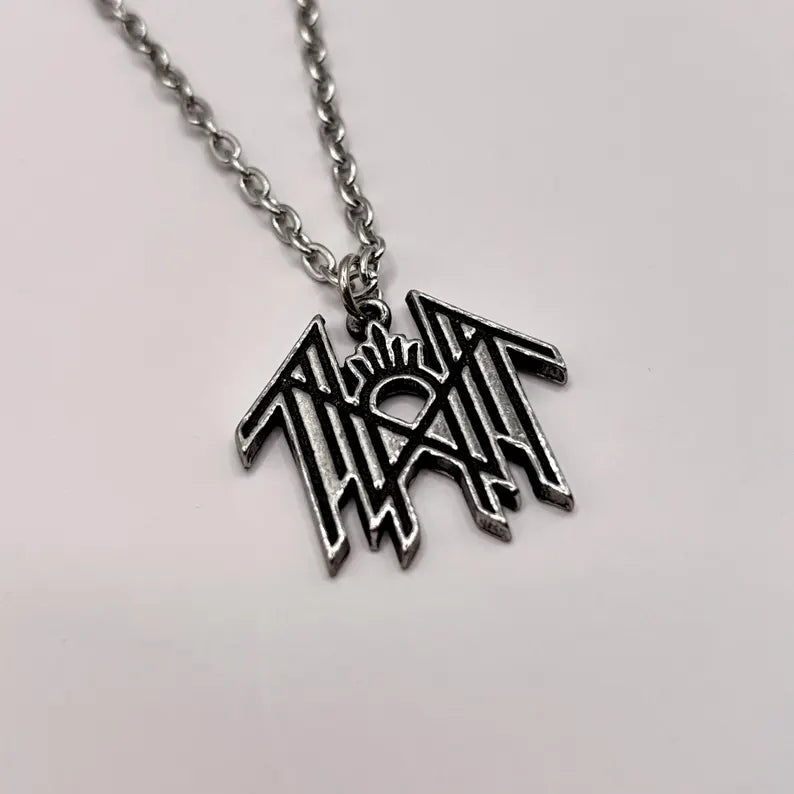 Offizieller Sleep Token Anhänger | Logo Halskette | Handgefertigtes Englisches Zinn (Pewter) | Alt-Metal Merch