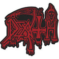 Offizieller Death Patch | Logo Cut-Out Woven Aufnäher | Death Metal Legende Merch | Zum Annähen 10 x 8 cm