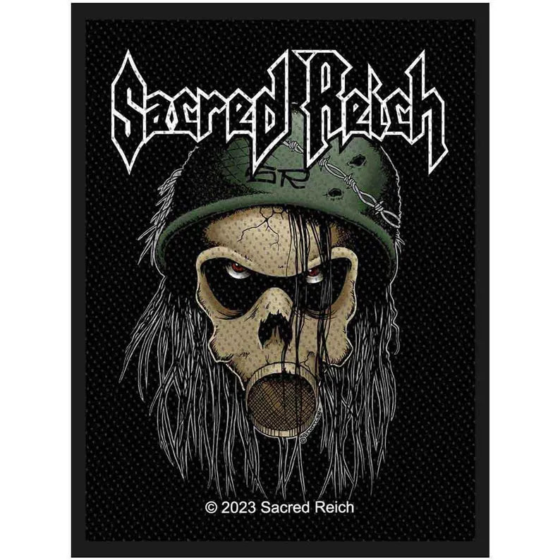 Sacred Reich Patch - 10 x 7 cm - Woven Patch - Thrash Metal Cult Band