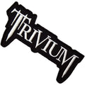 Offizieller Trivium Patch | Classic Logo Woven Aufnäher | Modern Metal / Metalcore Merch | Zum Aufbügeln 10 x 5 cm