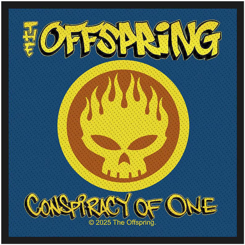 Official The Offspring Patch | "Conspiracy Of One" Woven Patch | Punk Rock Merch | 10 x 10 cm