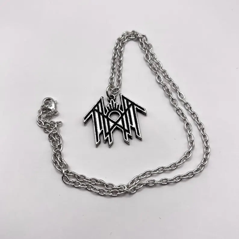Offizieller Sleep Token Anhänger | Logo Halskette | Handgefertigtes Englisches Zinn (Pewter) | Alt-Metal Merch