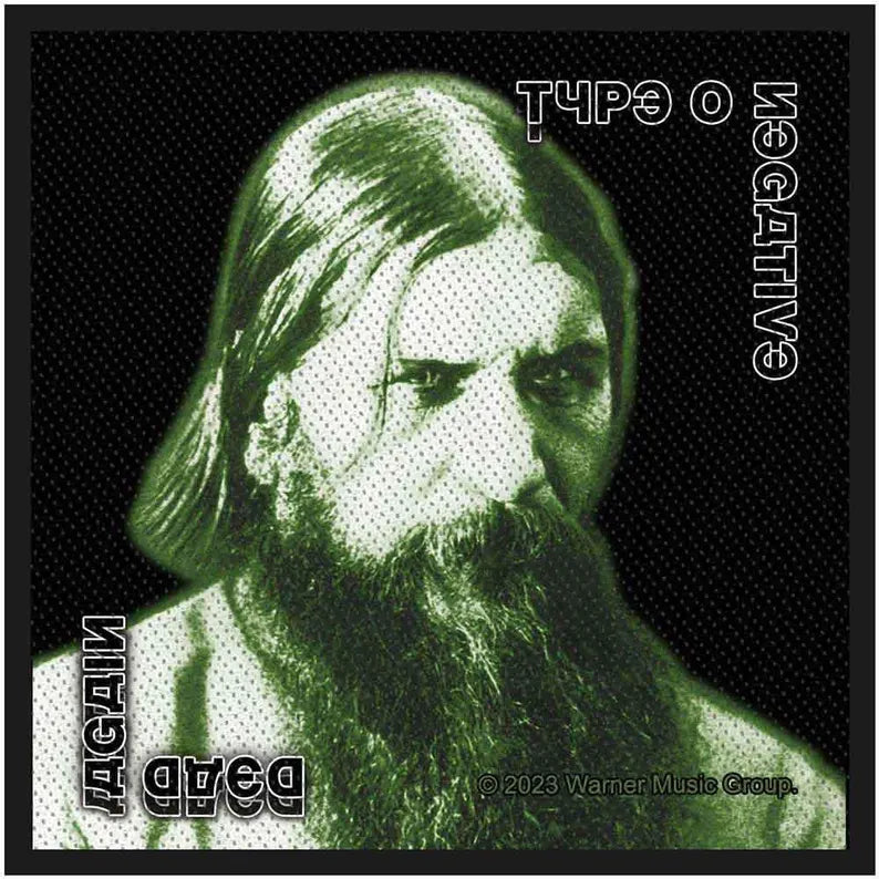 Type O Negative Patch - DEAD AGAIN Patch 10 x 9 cm Peter Steele Doom Gothic