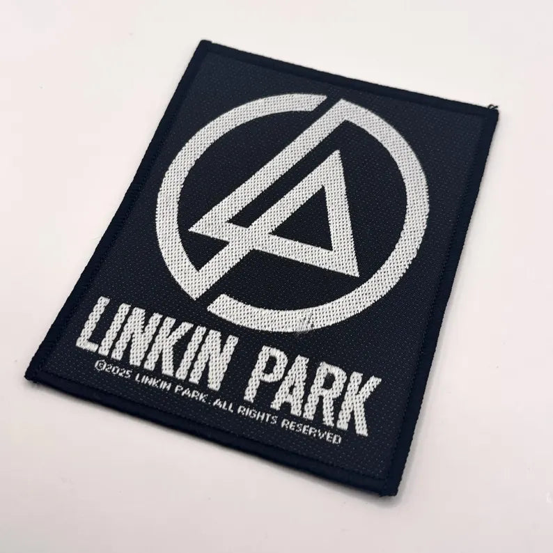 Linkin Park Aufnäher - LP LOGO Patch 10 x 8,5 cm Nu Metal Rock Logo