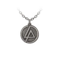 Offizieller Linkin Park Anhänger | LP Circle Logo Halskette | Handgefertigtes Englisches Zinn | Rock Merch