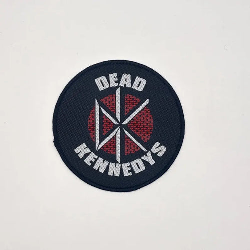 Dead Kennedys Aufnäher – Rundes DK Logo Patch (9 × 9 cm)