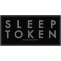 Sleep Token Patch LOGO 10 x 4.5 cm - Progressive Metal Band Merch Woven - Battle Jacket Backpack Decor Lettering