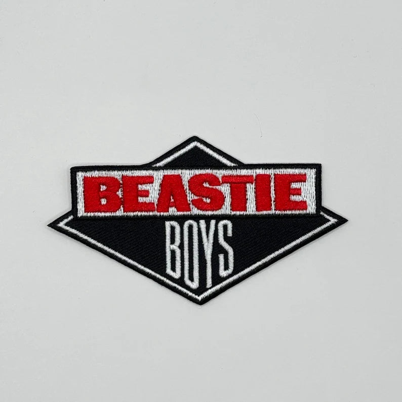 The Beastie Boys Patch DIAMOND LOGO Patch 10 x 5.5 cm - Hip Hop Band Merch Woven - Biker Vest Jacket Iron-On Patch Diamond