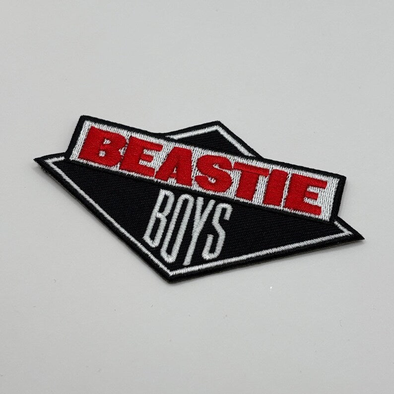 The Beastie Boys Aufnäher DIAMOND LOGO Patch 10 x 5,5 cm - Hip Hop Band Merch Gewebt - Kutte Jacke Bügelbild Aufbügler Raute