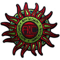 Alice In Chains Patch SUN LOGO COLOR Patch 14 x 13 cm - Grunge Band Merch Woven - Battle Jacket Iron-on Sun Patch