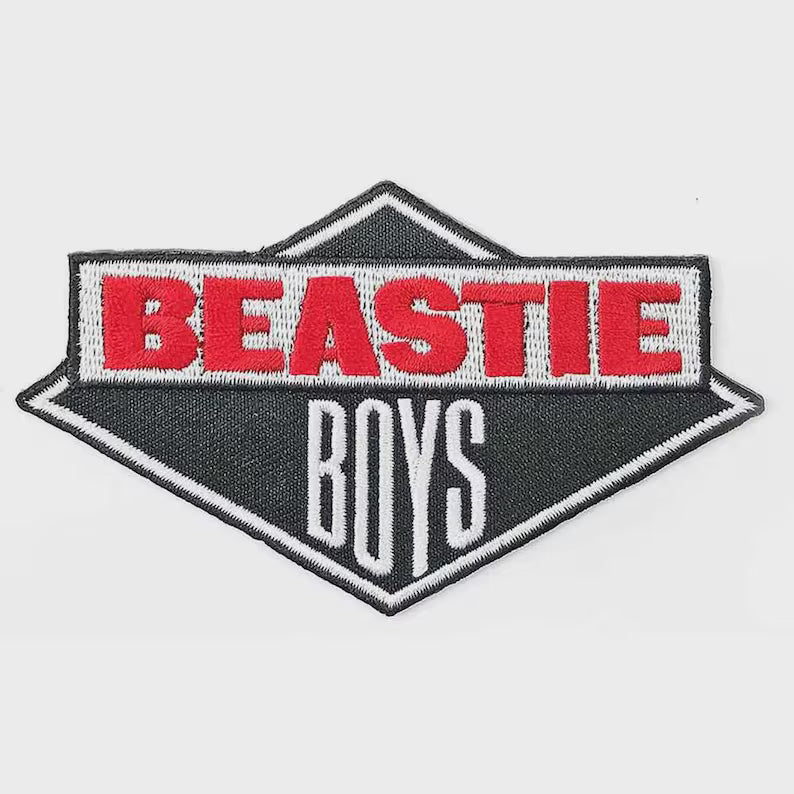 The Beastie Boys Patch DIAMOND LOGO Patch 10 x 5.5 cm - Hip Hop Band Merch Woven - Biker Vest Jacket Iron-On Patch Diamond