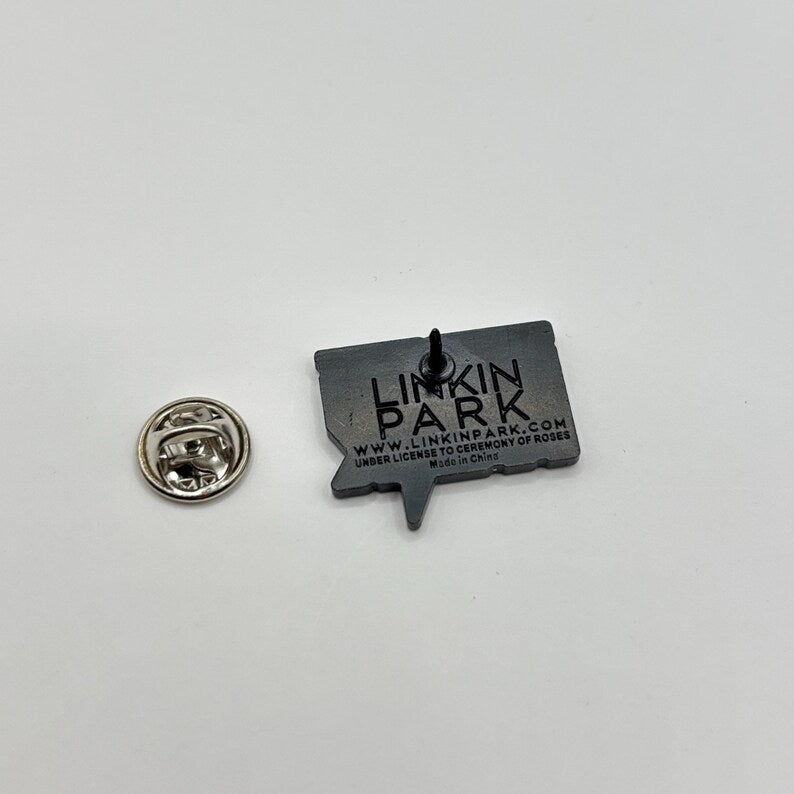 Linkin Park Pin MINUTES TO MIDNIGHT Pin 2.5 x 2 cm - Nu Metal Band Merch Enamel - Badge Pin Jacket Backpack Collectible
