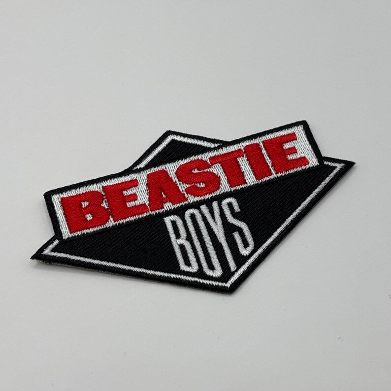 The Beastie Boys Aufnäher DIAMOND LOGO Patch 10 x 5,5 cm - Hip Hop Band Merch Gewebt - Kutte Jacke Bügelbild Aufbügler Raute