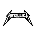 Metallica Aufnäher SHAPED LOGO Patch 12 x 7 cm - Thrash Metal Band Merch Gewebt - Kutte Jacke Rucksack Deko Klassischer Schriftzug