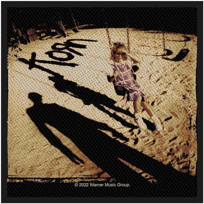 Korn Aufnäher – Debütalbum Motiv – 10 x 9,8 cm – Gewebter Patch – Nu Metal - Y2K
