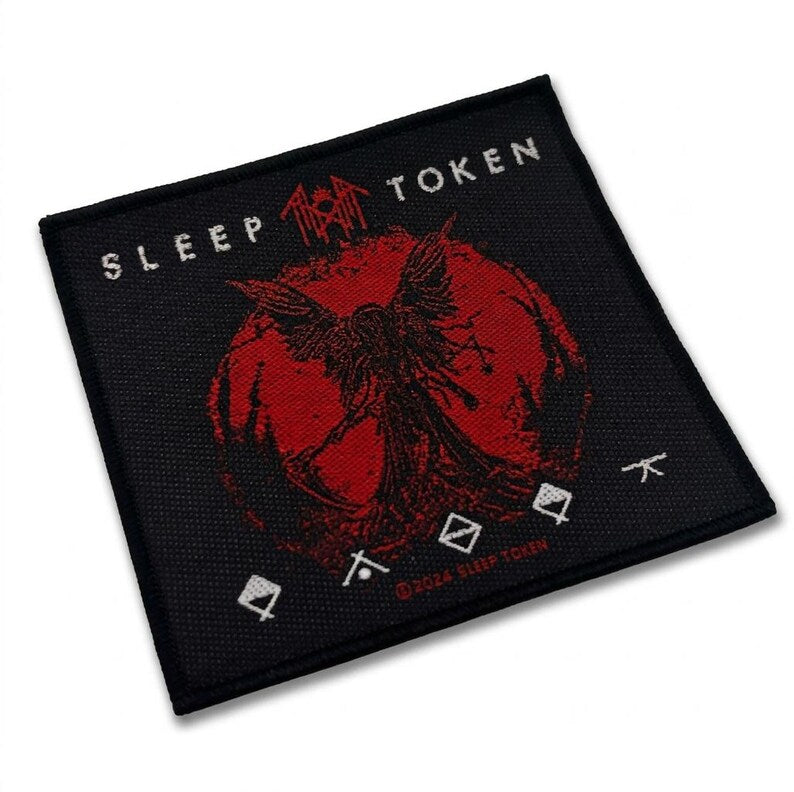 Offizieller Sleep Token Patch | "Take Me Back To Eden" Woven Aufnäher | Modern Metal Merch | 10 x 10 cm