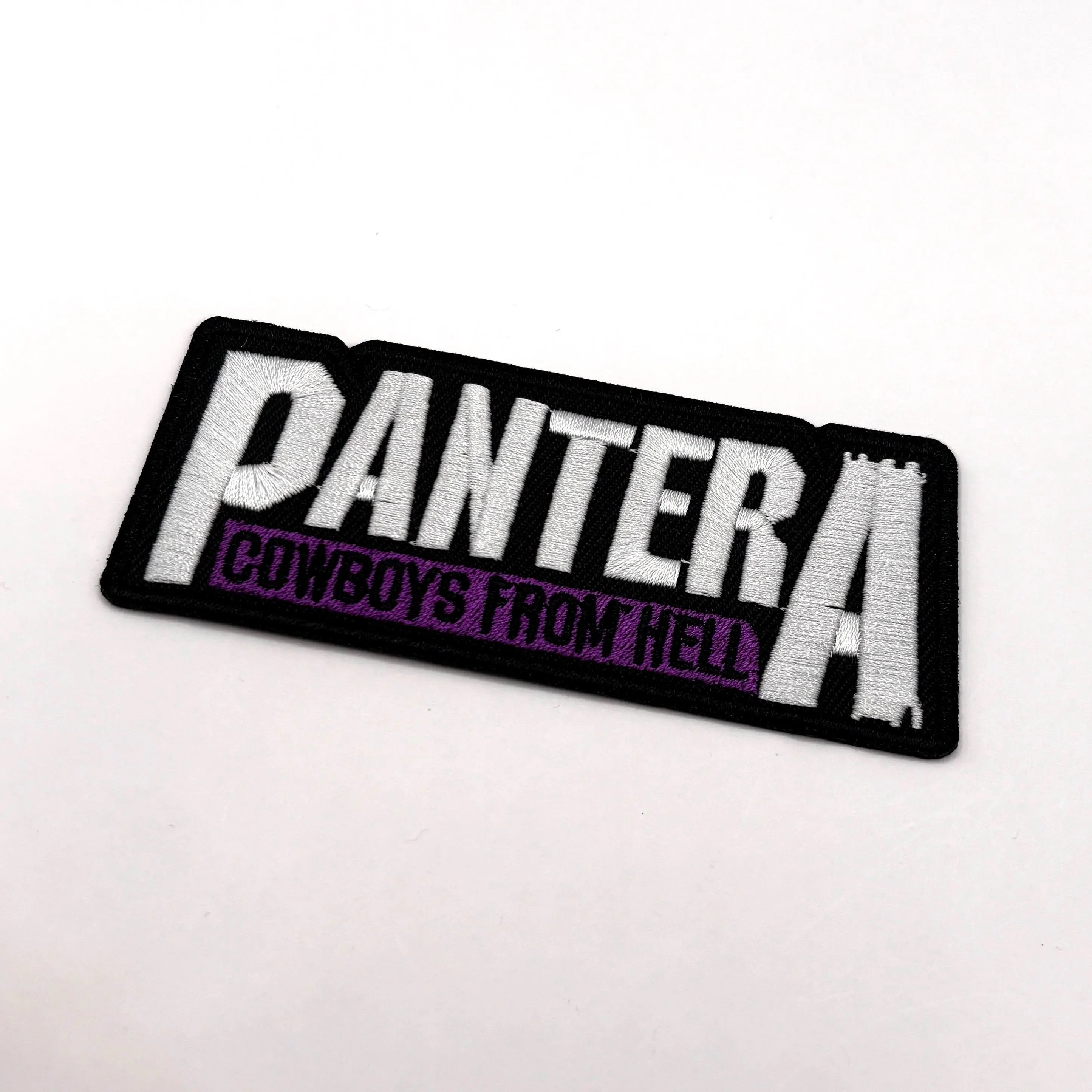 Pantera Aufnäher – Cowboys from Hell Patch (9,5 × 4 cm) zum Aufbügeln