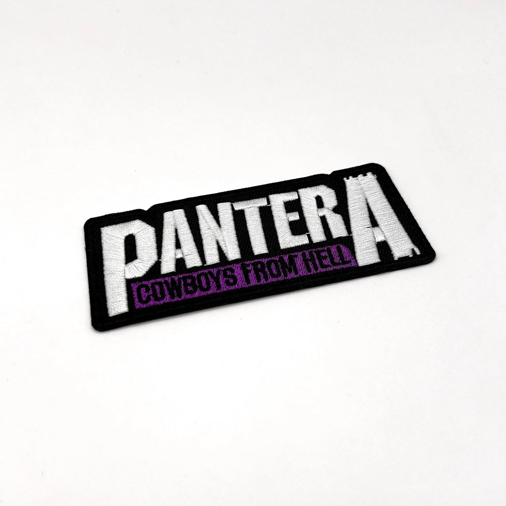Pantera Aufnäher – Cowboys from Hell Patch (9,5 × 4 cm) zum Aufbügeln