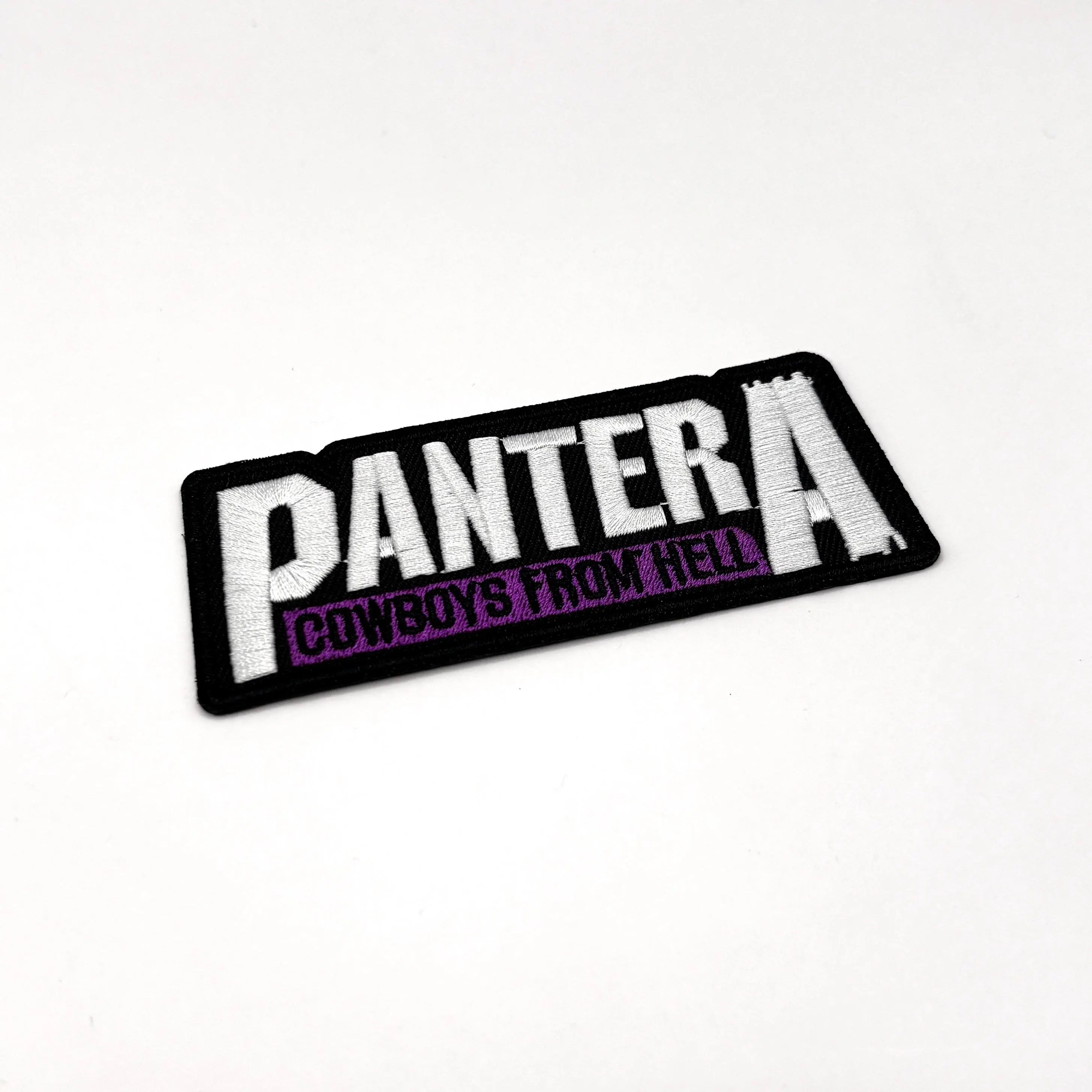 Pantera Aufnäher – Cowboys from Hell Patch (9,5 × 4 cm) zum Aufbügeln
