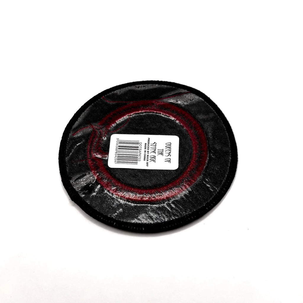 Queens of the Stone Age Aufnäher – Rotes Q Logo (7,5 × 7,5 cm) zum Aufbügeln QOTSA