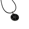 Pentagramm Kette Ziegenkopf – 2,5 x 2,5 cm – Sigil of Lucifer Anhänger – Beidseitig – Edelstahl Satanic Gothic Hexen Schmuck