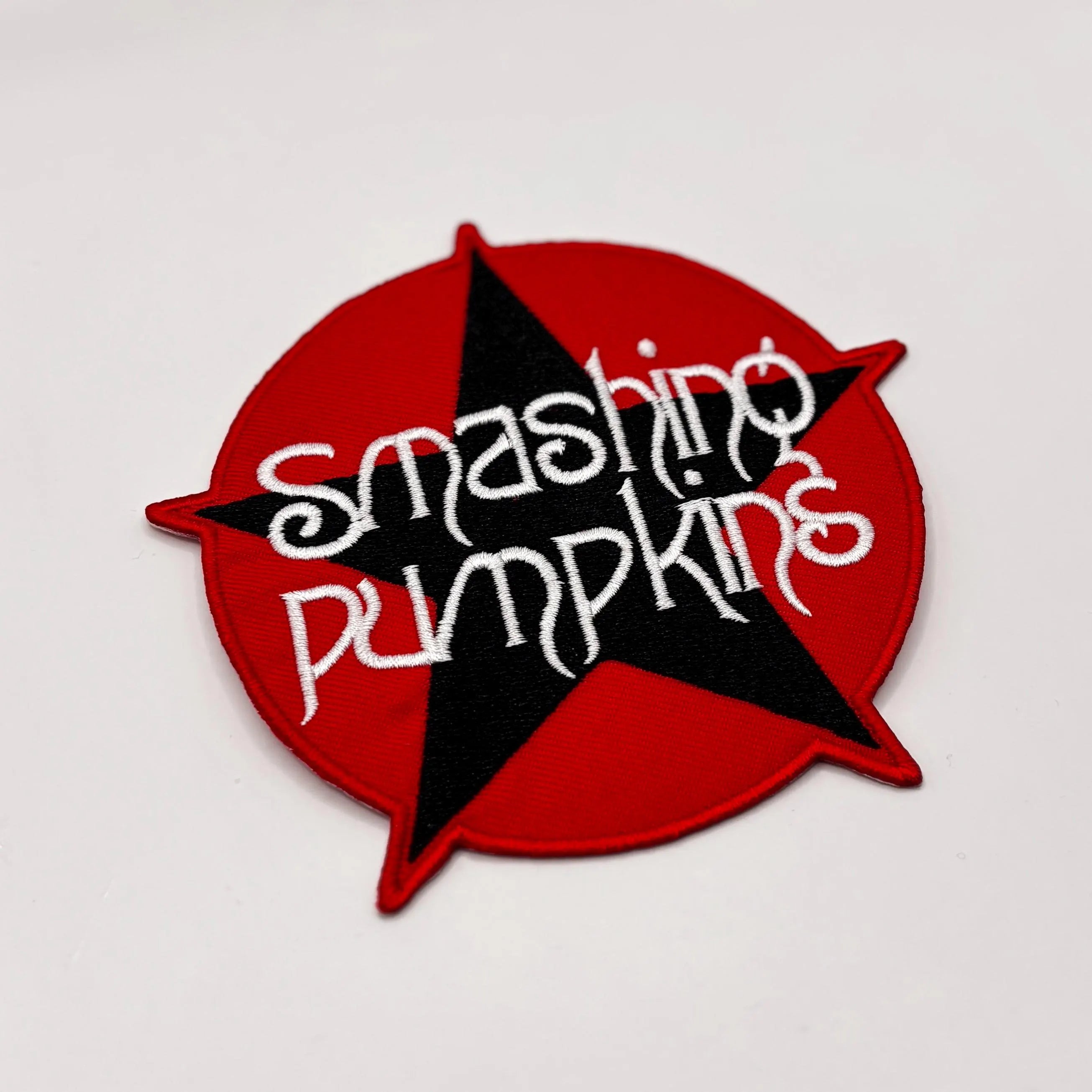Offizieller The Smashing Pumpkins Patch | Star Logo Woven Aufnäher | Alternative Rock | Zum Aufbügeln 10 x 10 cm