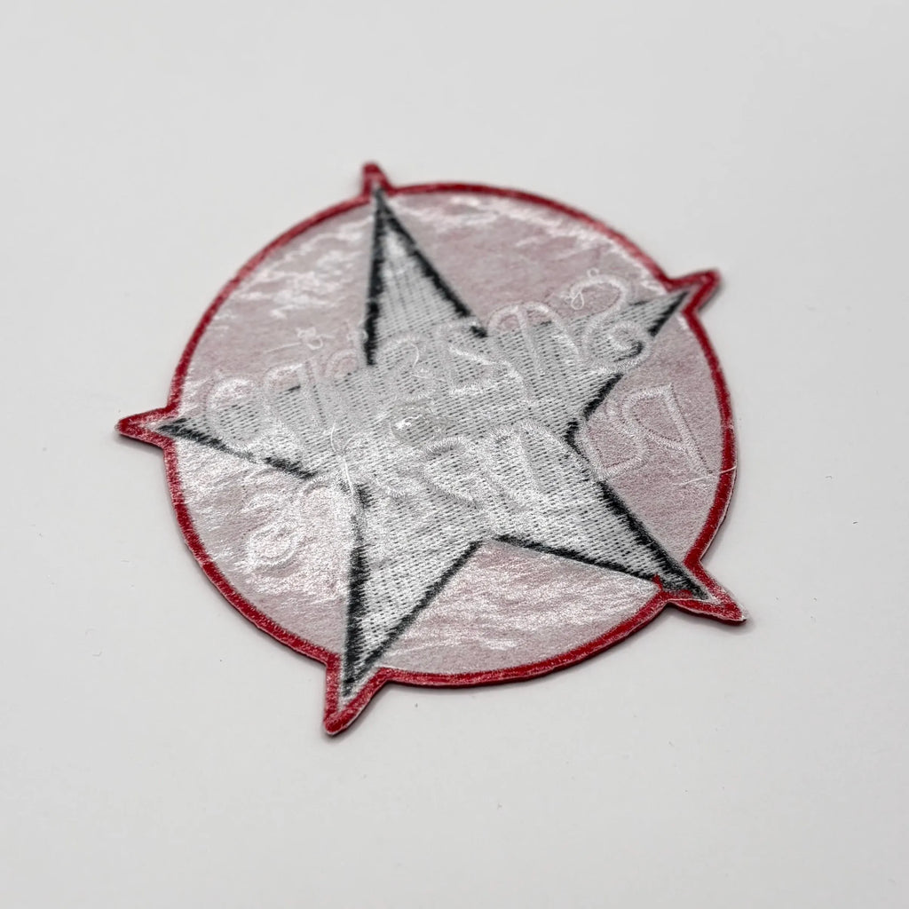 Offizieller The Smashing Pumpkins Patch | Star Logo Woven Aufnäher | Alternative Rock | Zum Aufbügeln 10 x 10 cm