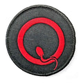 Queens of the Stone Age Aufnäher – Rotes Q Logo (7,5 × 7,5 cm) zum Aufbügeln QOTSA