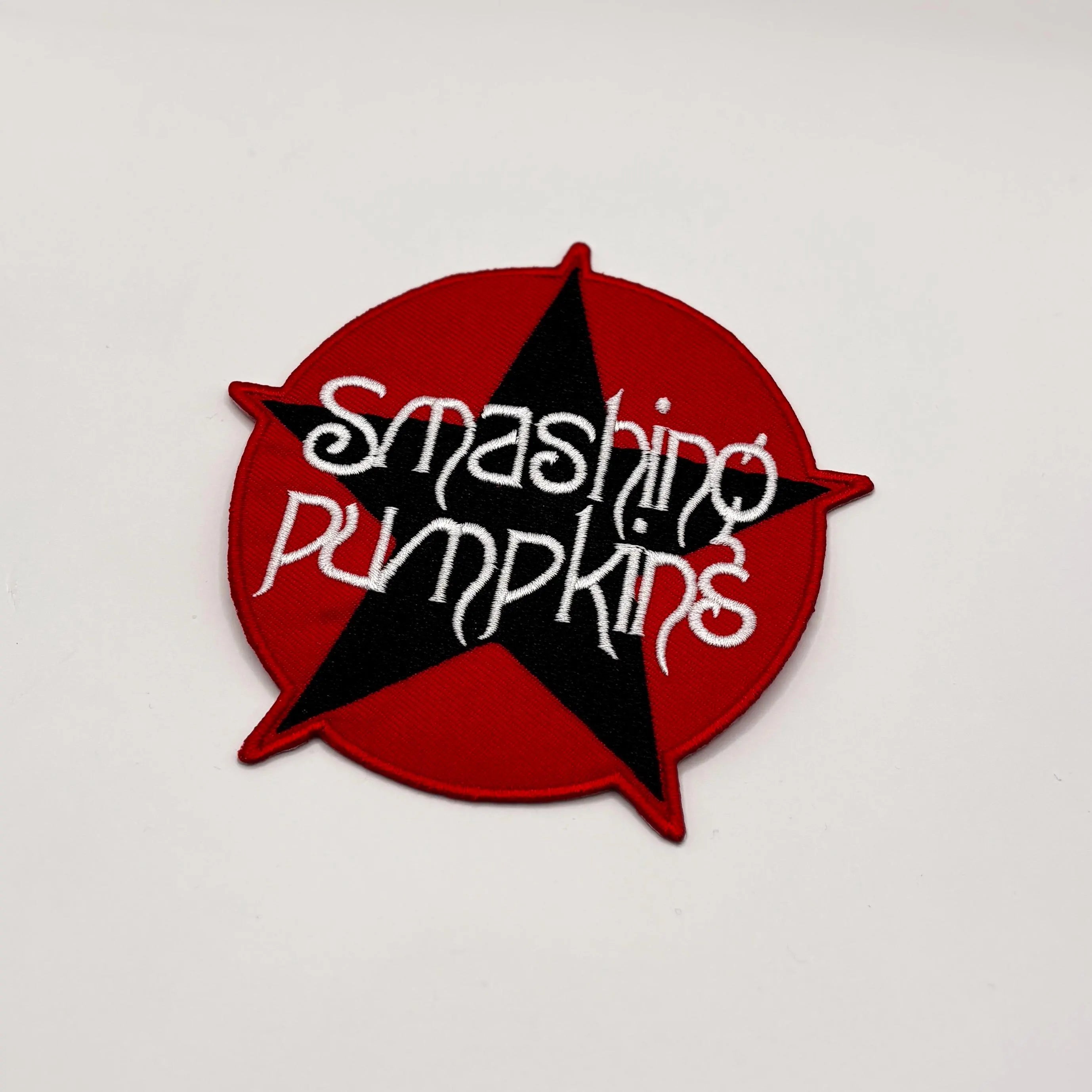 Offizieller The Smashing Pumpkins Patch | Star Logo Woven Aufnäher | Alternative Rock | Zum Aufbügeln 10 x 10 cm