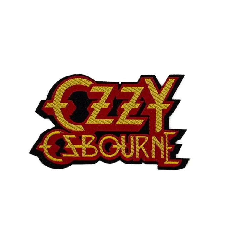 Official Ozzy Osbourne Patch | Logo Cut-Out Woven Patch | Prince of Darkness Merch | Heavy Metal 9 x 5 cm