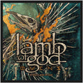 Lamb of God Patch | "Omens" Album-Cover Gewebter Aufnäher | Zum Annähen | Groove Metal Merch 9,5 x 10 cm