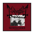 Official Mayhem Patch | "Deathcrush" Woven Patch | Black Metal Merch | 10 x 10 cm