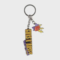Guns N' Roses Keychain - Enamel Pendant with Classic Logo & Extra Charm