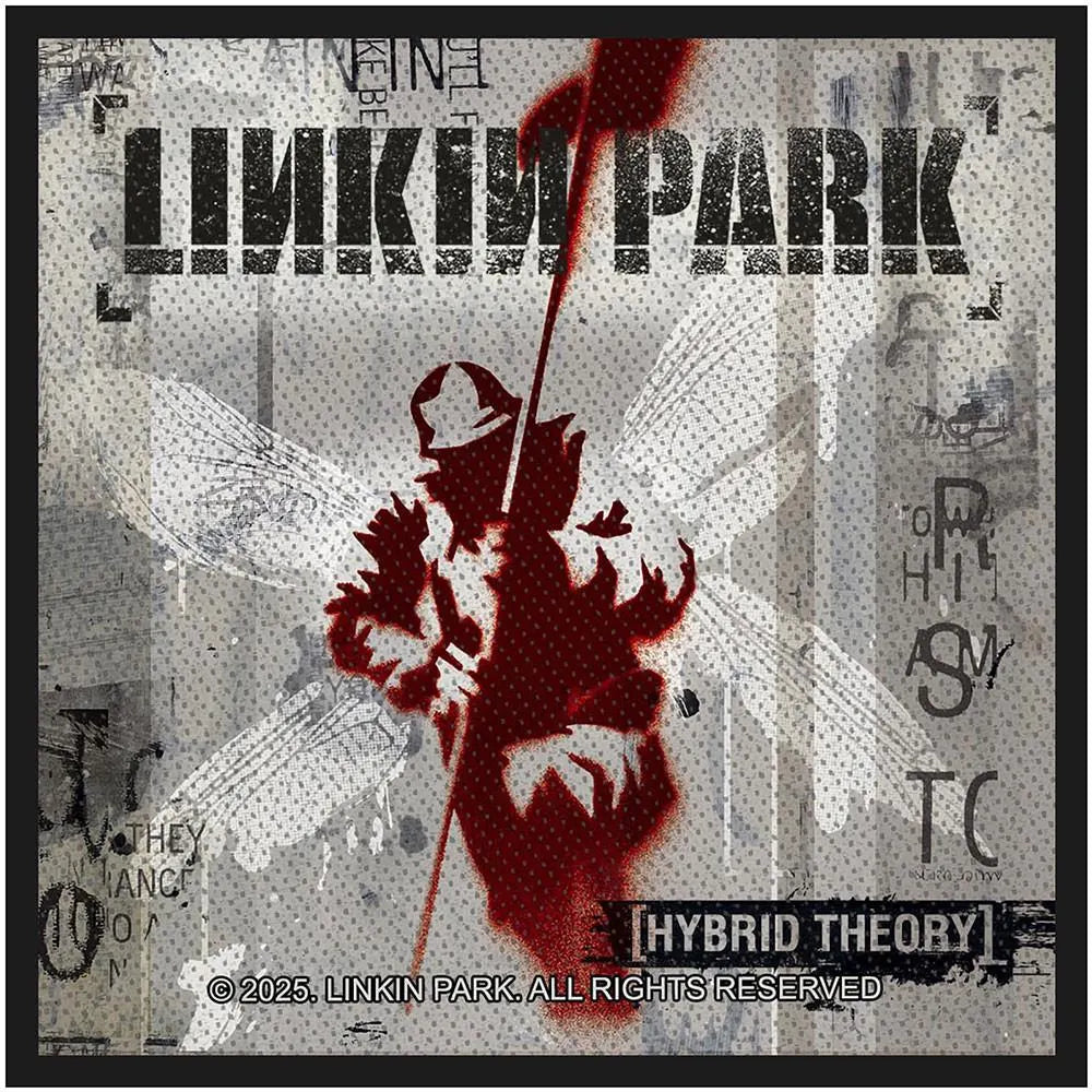 Official Linkin Park Patch Bundle - Hybrid Theory, Concentric Logo & Wordmark Patches (3-Piece)
