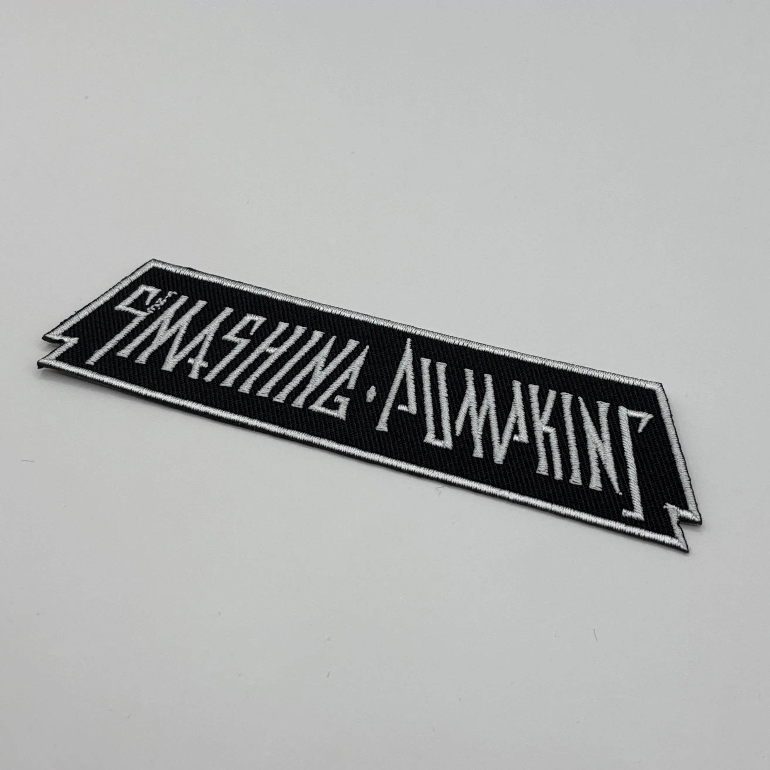 The Smashing Pumpkins Patch LOGO 13 x 3 cm - Grunge Band Merch Woven - Battle Jacket Iron-on Applique Lettering