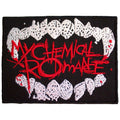 Official My Chemical Romance Patch | "The Black Parade Fangs" Woven Patch | Emo Rock Merch | Iron-On | 10 x 10 cm