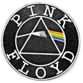Offizieller Pink Floyd Patch | "Circle Logo" Gewebter Aufnäher | Progressive Rock Merch | Zum Aufbügeln | Ø 9 cm