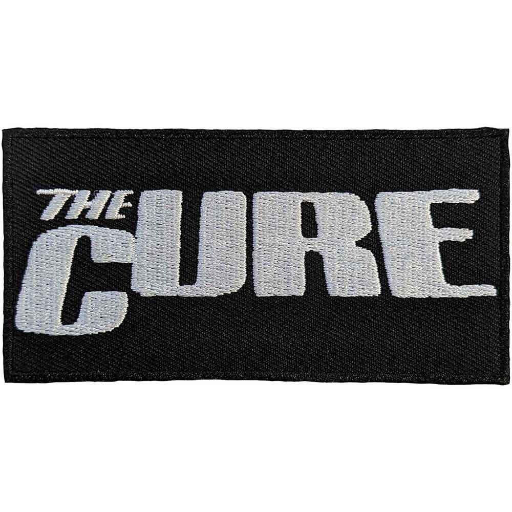 Official The Cure Patch | Classic Logo Woven Patch | Goth Rock Merch | Iron On | 10 x 5 cm