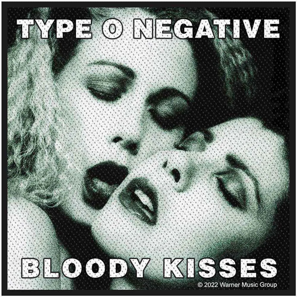 Type O Negative Aufnäher – Bloody Kisses Patch (10 × 10 cm)