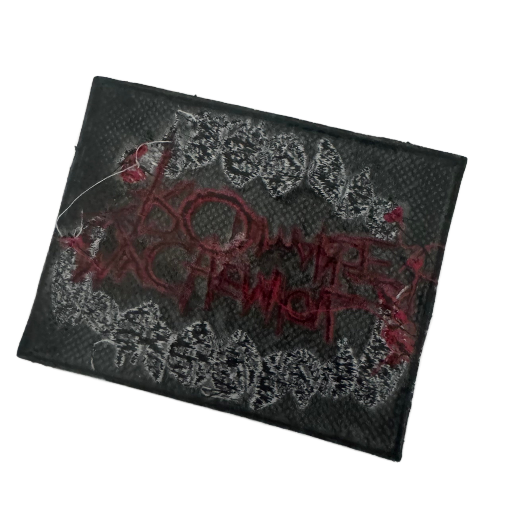 Official My Chemical Romance Patch | "The Black Parade Fangs" Woven Patch | Emo Rock Merch | Iron-On | 10 x 10 cm