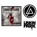 Official Linkin Park Patch Bundle - Hybrid Theory, Concentric Logo & Wordmark Patches (3-Piece)